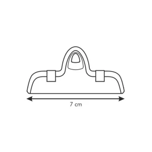 420760 Set 4 Buc Cleme punga 7Cm