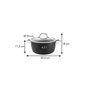 780335 cratita cu capac president stone 24 cm, 4.5l Thumbnail 4