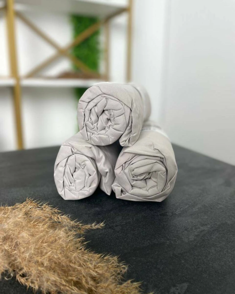 Cearșaf elastic queen – cream 160×200 cm (5) 3