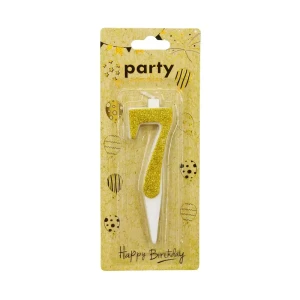 Lumânare cifra "7" pentru tort (bs00393-g7)