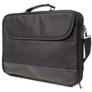 Geanta laptop 17,3" spacer hans spsb-hans-bk, waterproof,  nylon, negru Thumbnail 2