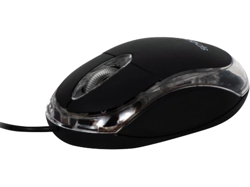 Mouse spacer optic led albastru black usb spmo-080 2