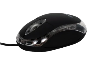 Mouse spacer optic led albastru black usb spmo-080