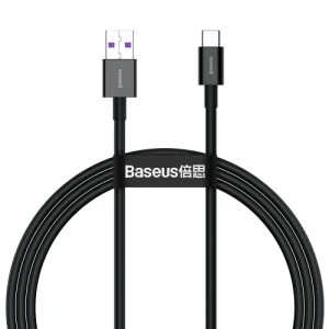 Cable usb - type-c, 66w, 1m, baseus superior black  catys-01 Thumbnail 3