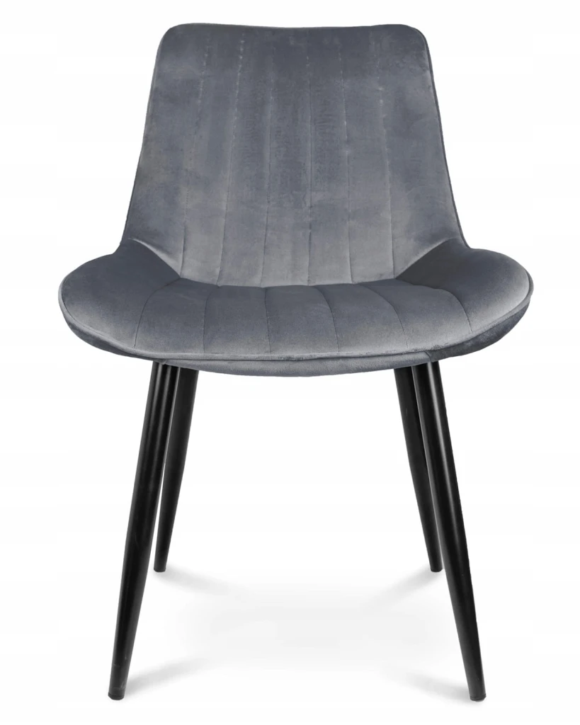 Scaun de bucatarie/living, jumi viva ,catifea, gri 6