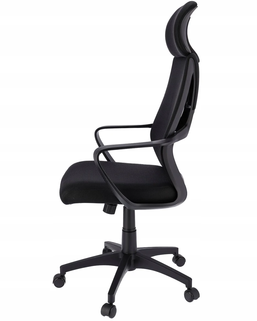 Scaun de birou cu roti jumi, futura, 125x61x49cm, inaltime reglabila, negru cm-270688 5