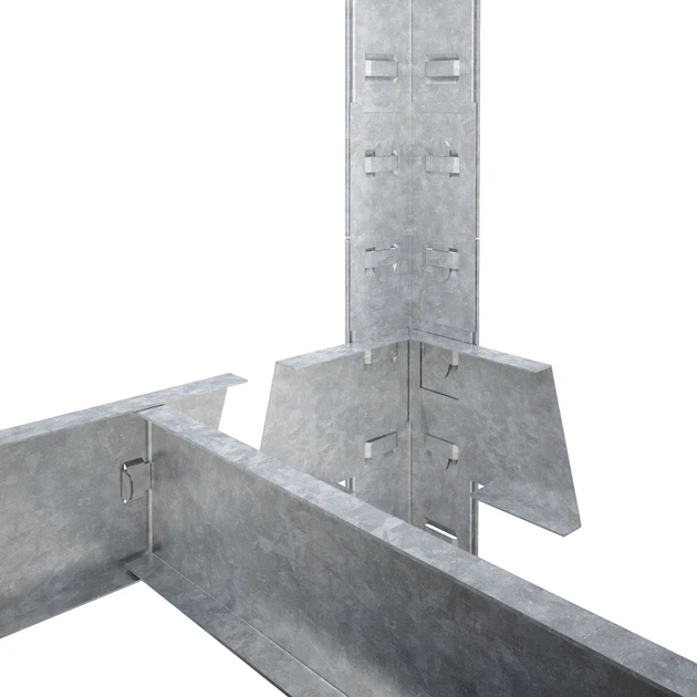 Raft metalic de depozitare nex budget 2000x1000x450 mm, 5 rafturi mdf, galvanizat 5