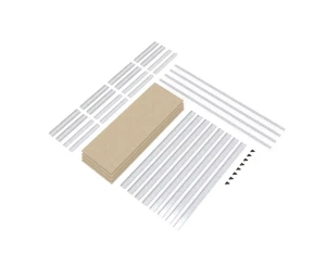 Raft metalic de depozitare nex titan 1800x1400x600 mm, 4 rafturi mdf, galvanizat Thumbnail 8
