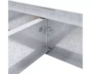 Raft metalic de depozitare nex titan 1800x1800x400 mm, 4 rafturi mdf, galvanizat Thumbnail 3