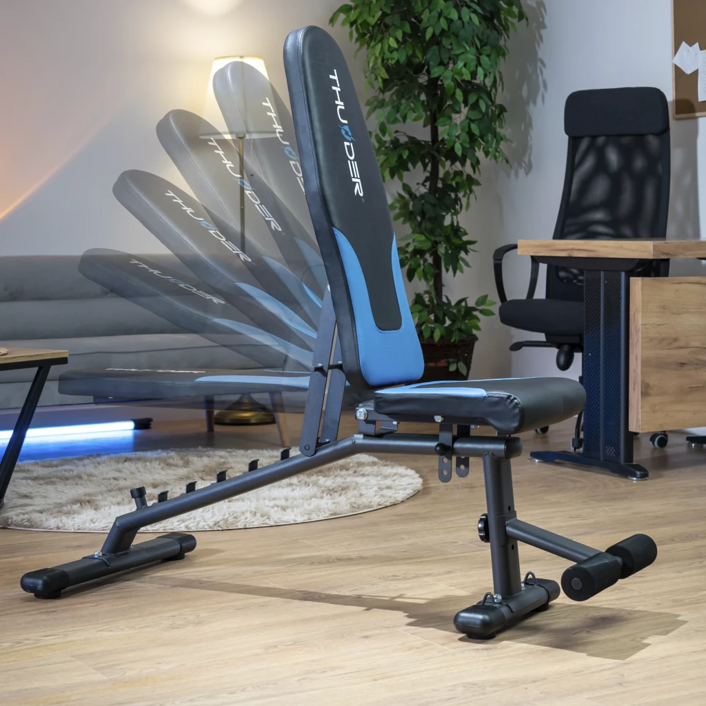 Скамья для силовых тренировок thunder quick 2