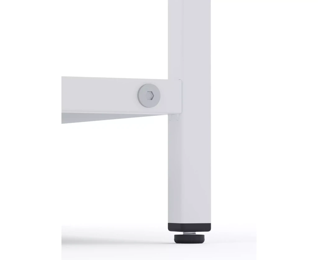 Металлическая полка nex loft 900x800x400 мм, 3 полки, дсп, белая/белая 6