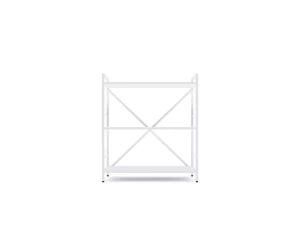 Raft metalic Nex Loft 900x800x400 mm, 3 rafturi, PAL, White/ White