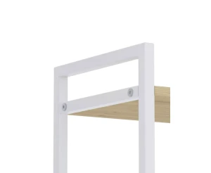 Raft metalic nex loft 1700x800x350 mm, 5 rafturi, pal, white/ oak artisan Thumbnail 3