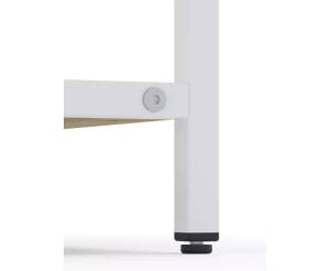 Raft metalic nex loft 1700x800x350 mm, 5 rafturi, pal, white/ oak artisan Thumbnail 6