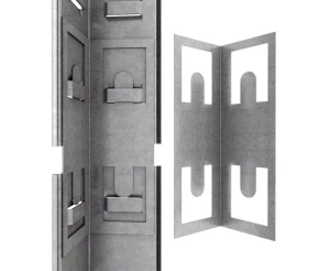 Raft metalic de depozitare nex budget 1600x800x300 mm, 4 rafturi metal, galvanizat Thumbnail 8