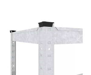 Raft metalic de depozitare nex budget 1600x800x300 mm, 4 rafturi metal, galvanizat Thumbnail 6