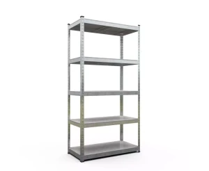 Raft metalic de depozitare nex standard 1800x900x400mm, 5 rafturi, metal, galvanizat
