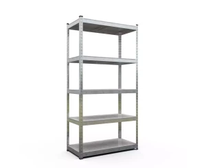 Raft metalic de depozitare Nex Standard 1800x900x400mm, 5 rafturi, metal, galvanizat