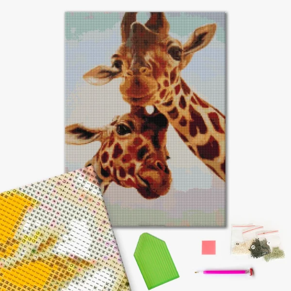 Mozaic cu diamante 40*50 сm (fără cutie) – suflete pereche, lucia heffernan 2