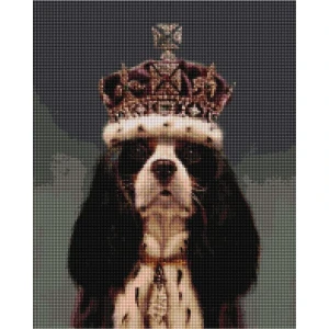 Mozaic cu diamante 40*50 сm (fără cutie) – regele charles, lucia heffernan Thumbnail 3