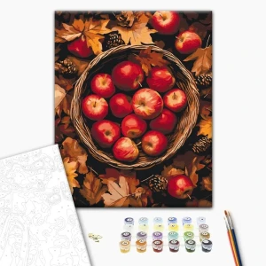 Pictură pe numere 40х50 cm (în cutie)  – comorile lunii septembrie Thumbnail 2