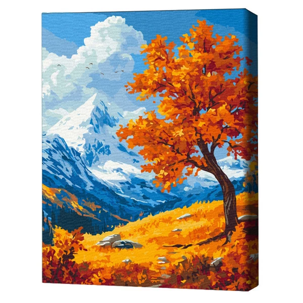 Pictură pe numere 40х50 cm (în cutie)  – peisaj de toamnă 2