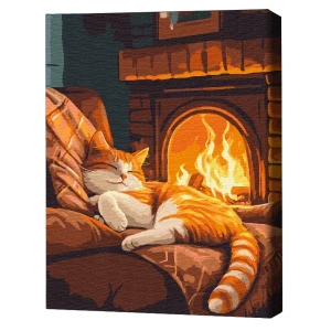 Pictură pe numere 40х50 cm (fără cutie)  – căldură și tors