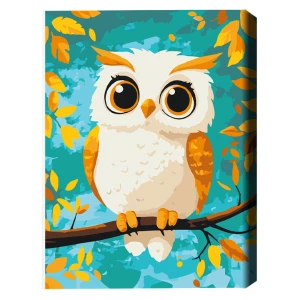 Pictură pe numere 30*40 сm (fără cutie) – bufniță