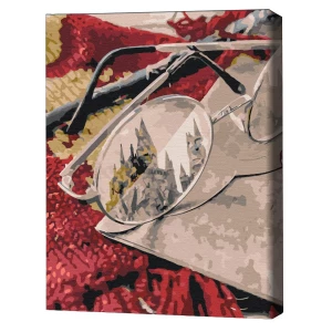 Pictură pe numere 40*50 сm (în cutie)- privirea asupra lumii magice