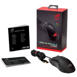 Gaming mouse asus rog gladius ii core, negru Thumbnail 4
