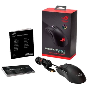 Gaming mouse asus rog gladius ii core, negru Thumbnail 6