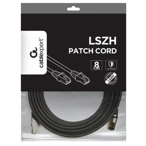 Патч-корд cablexpert pp8-lszhcu-bk-10m, cat8 s/ftp, 10м, чёрный Thumbnail 6