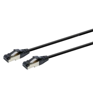 Patch cord cablexpert pp8-lszhcu-bk-15m, cat8 s/ftp, 15m, negru Thumbnail 5