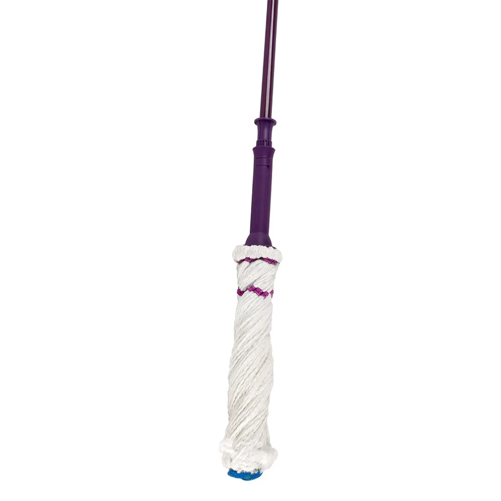 Mop click-click, microfibra, coada metalica, 130 cm 2