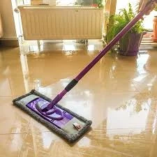 Mop plat cu microfibra + coada telescopica (150 cm) Thumbnail 2