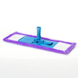 Mop plat economic cu microfibra + coada metalica (120 cm) Thumbnail 2