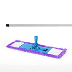 Mop plat economic cu microfibra + coada metalica (120 cm) Thumbnail 3