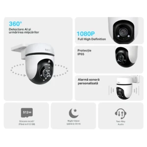 Tp-link tapo c500, outdoor pan/tilt security wi-fi camera Thumbnail 2