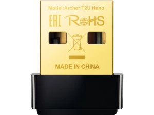 TP-LINK Archer T2U Nano AC600 Nano Wi-Fi USB Adapter,433Mbps at 5GHz + 200Mbps at 2.4GHz, USB 2.0