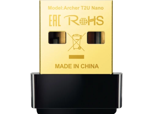 Tp-link archer t2u nano ac600 nano wi-fi usb adapter,433mbps at 5ghz + 200mbps at 2.4ghz, usb 2.0 2