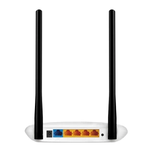 TP-LINK TL-WR841N 300Mbps Wireless N Router, Qualcomm, 2T2R, 2.4GHz, 802.11b/g/n,1 10/100M WAN + 4 10/100M LAN, 2 fixed antennas