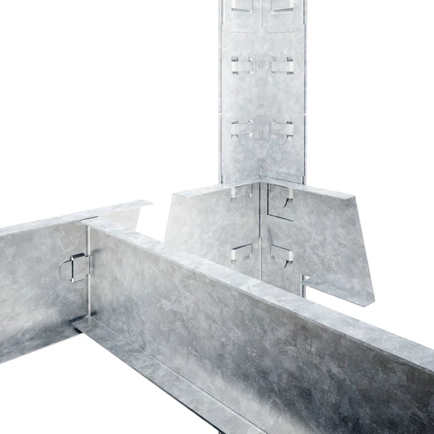 Raft metalic de depozitare nex budget 1800x900x400 mm, 5 rafturi mdf, galvanizat 6