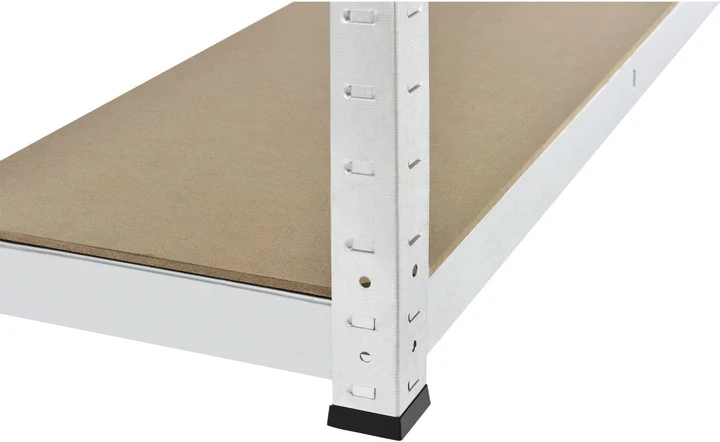 Raft metalic de depozitare nex budget 1800x900x400 mm, 5 rafturi mdf, galvanizat 3