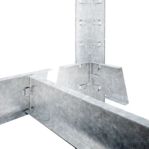 Raft metalic de depozitare nex budget 1800x900x400 mm, 5 rafturi mdf, galvanizat Thumbnail 6