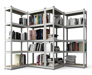 Raft metalic de depozitare nex budget 1800x900x400 mm, 5 rafturi mdf, galvanizat Thumbnail 10