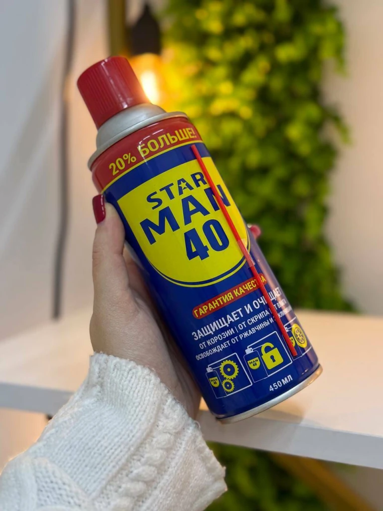 Многофункциональный спрей+ star man 40, 450 мл  (sm117) 3