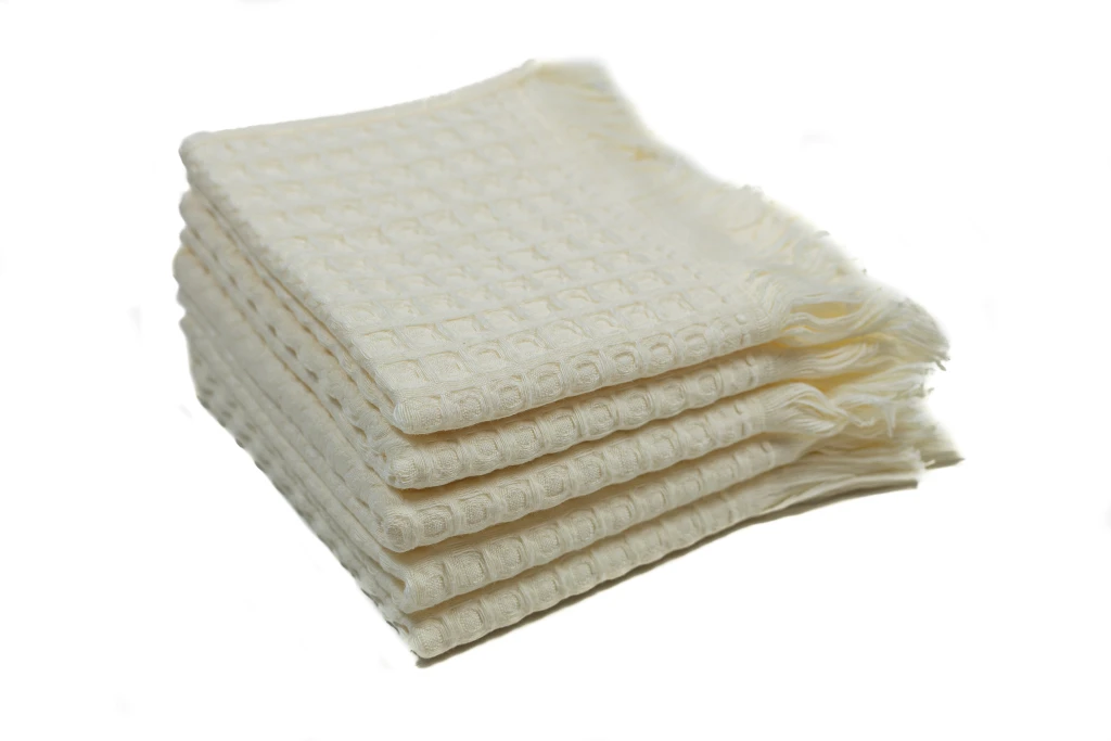 Prosop gofrat bucatarie monaco 30x50 cm, 280g/m2, cannoli cream 2