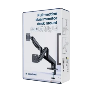 Suport birou pentru monitoare gembird ma-da2-06, negru Thumbnail 5