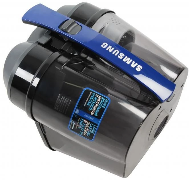 Vacuum cleaner samsung vcc8836v36, container, 2200 w, dust container capacity: 2 l, filter: hepa h13, engine daculi filter, action radius: 10 m, wheels: rubber 3
