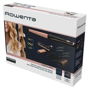 Styler rowenta cf4231f0, negru | roz Thumbnail 4